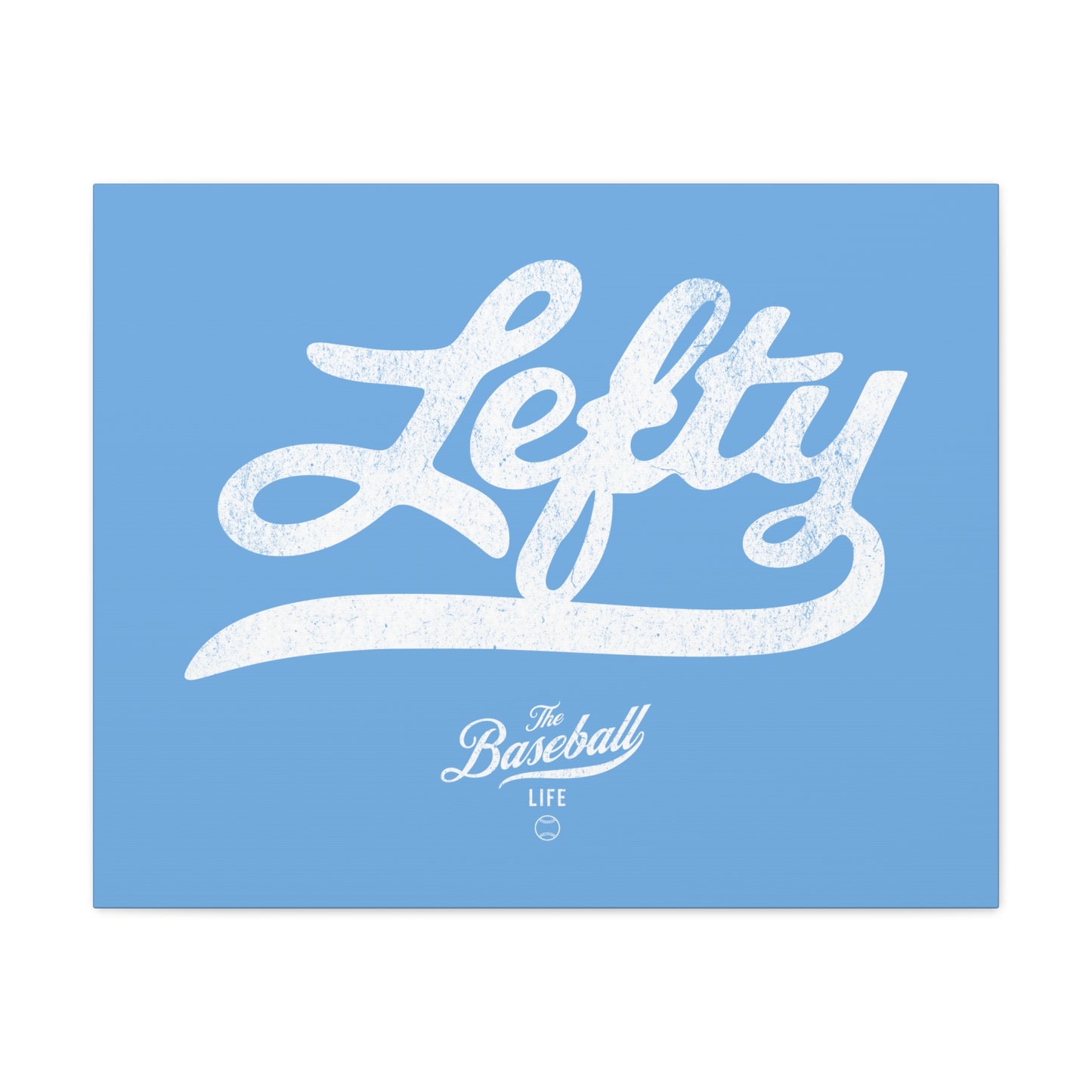 Lefty Wall Art Canvas_Carolina Blue