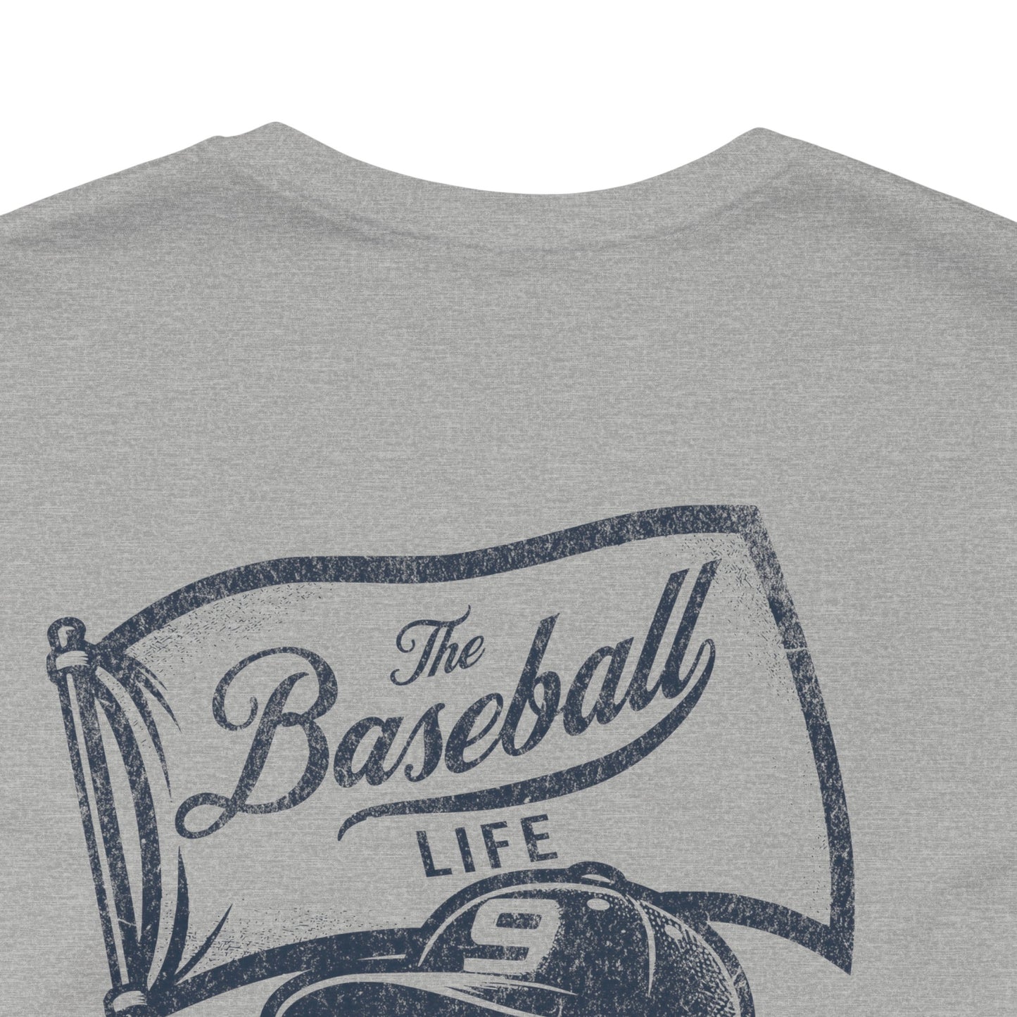 Mr. Baseball Mascot Flying Flag T-Shirt