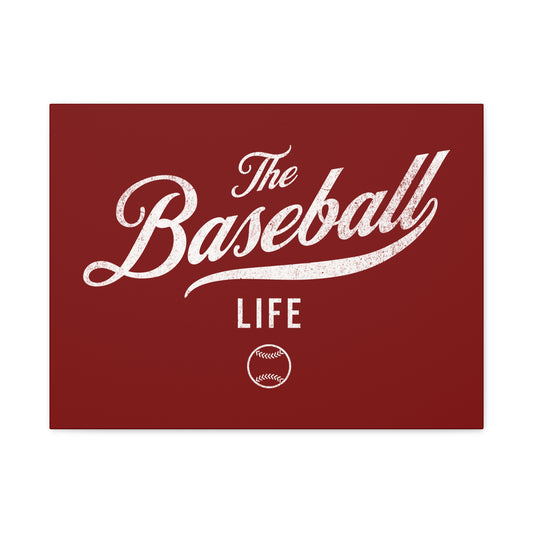 Wall Art Canvas_Maroon w White