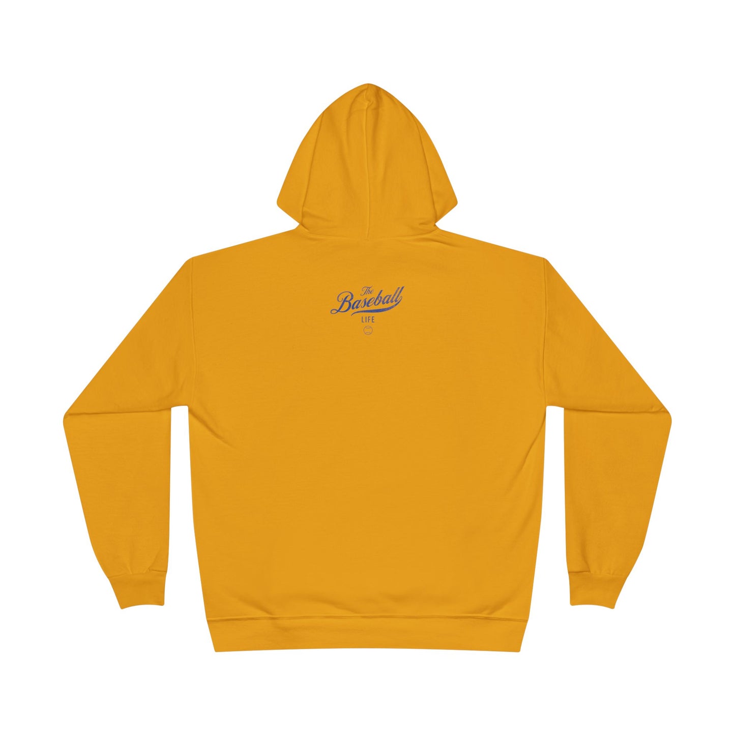 The Baseball Life Hoodie w/Grommets_Royal Blue Print