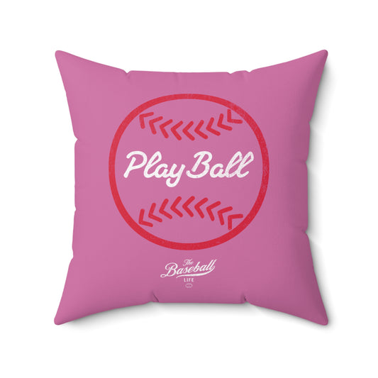 Accent Pillow_Play Ball Graphic Baseball_Bubble Gum
