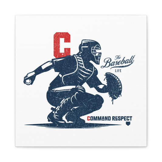 Catcher_Command Respect Wall Art Canvas_White