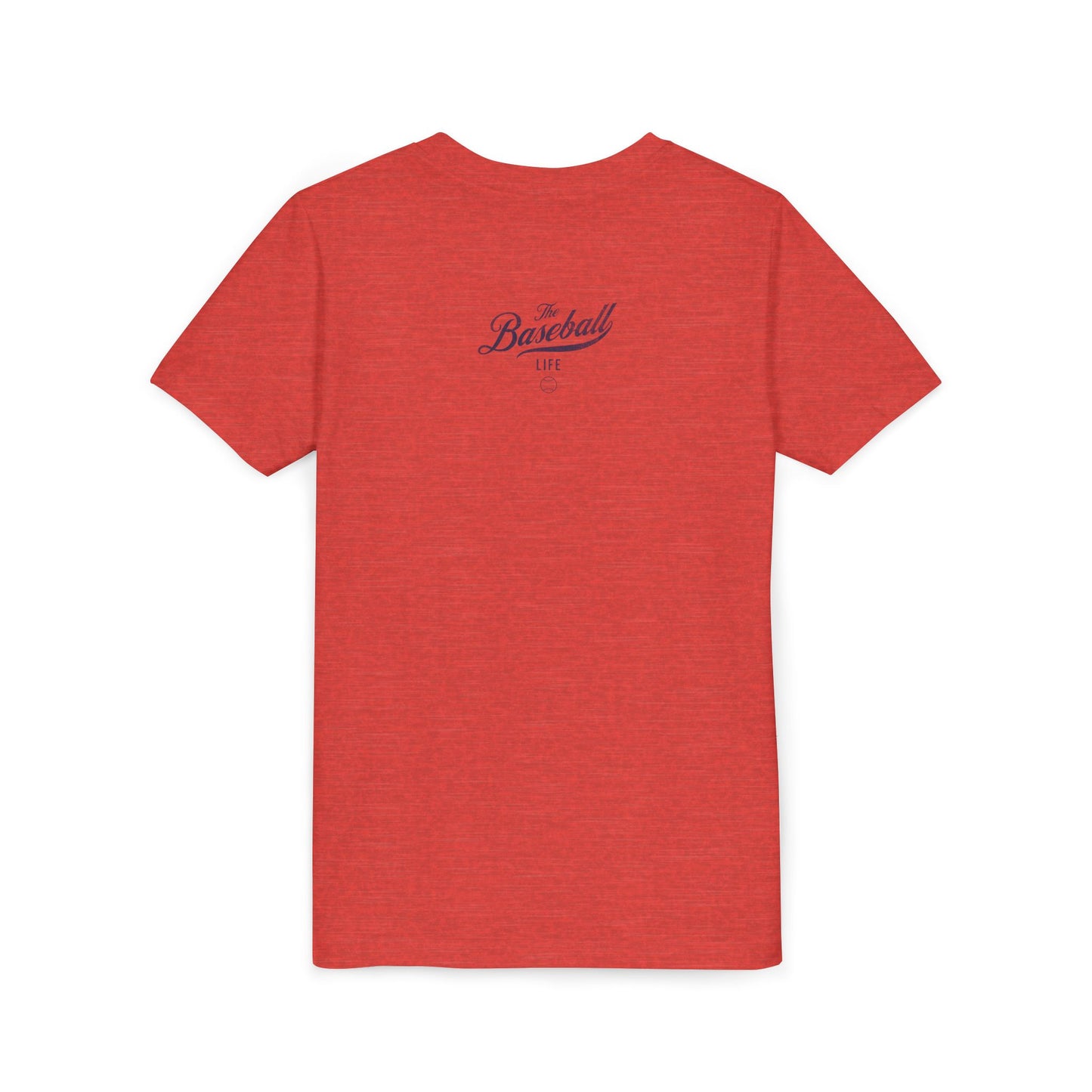 Youth The Baseball Life Classic Script T-Shirt_Navy Print