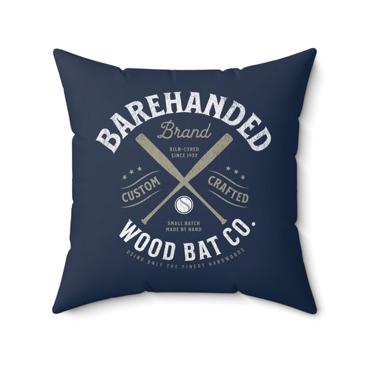 Accent Pillow_Barehanded Wood Bat Co._Navy