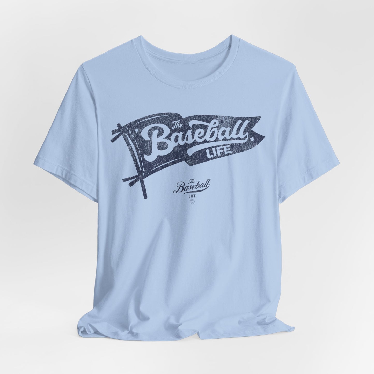 Classic Pennant_Navy Print T-Shirt
