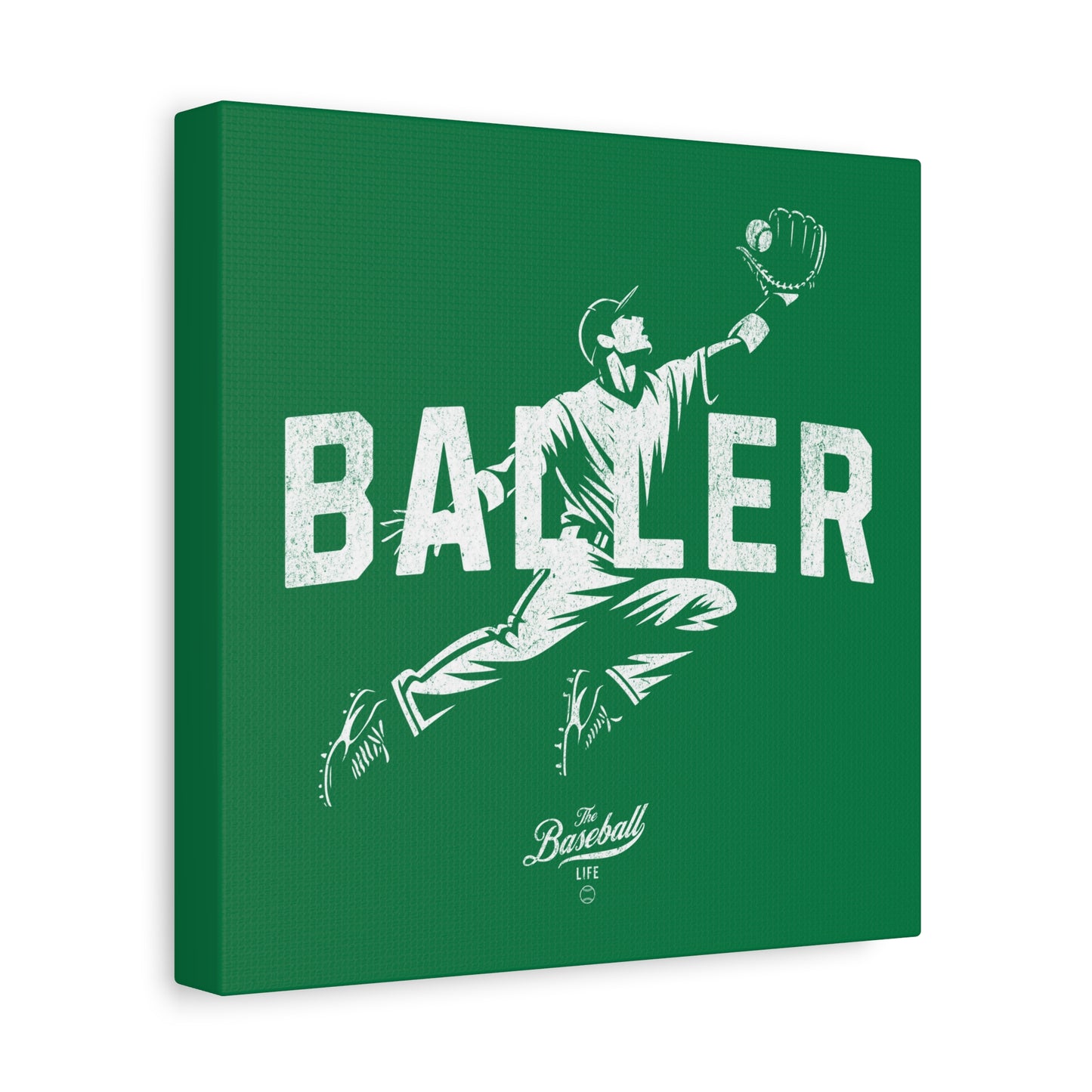 Baller Wall Art Canvas_Green