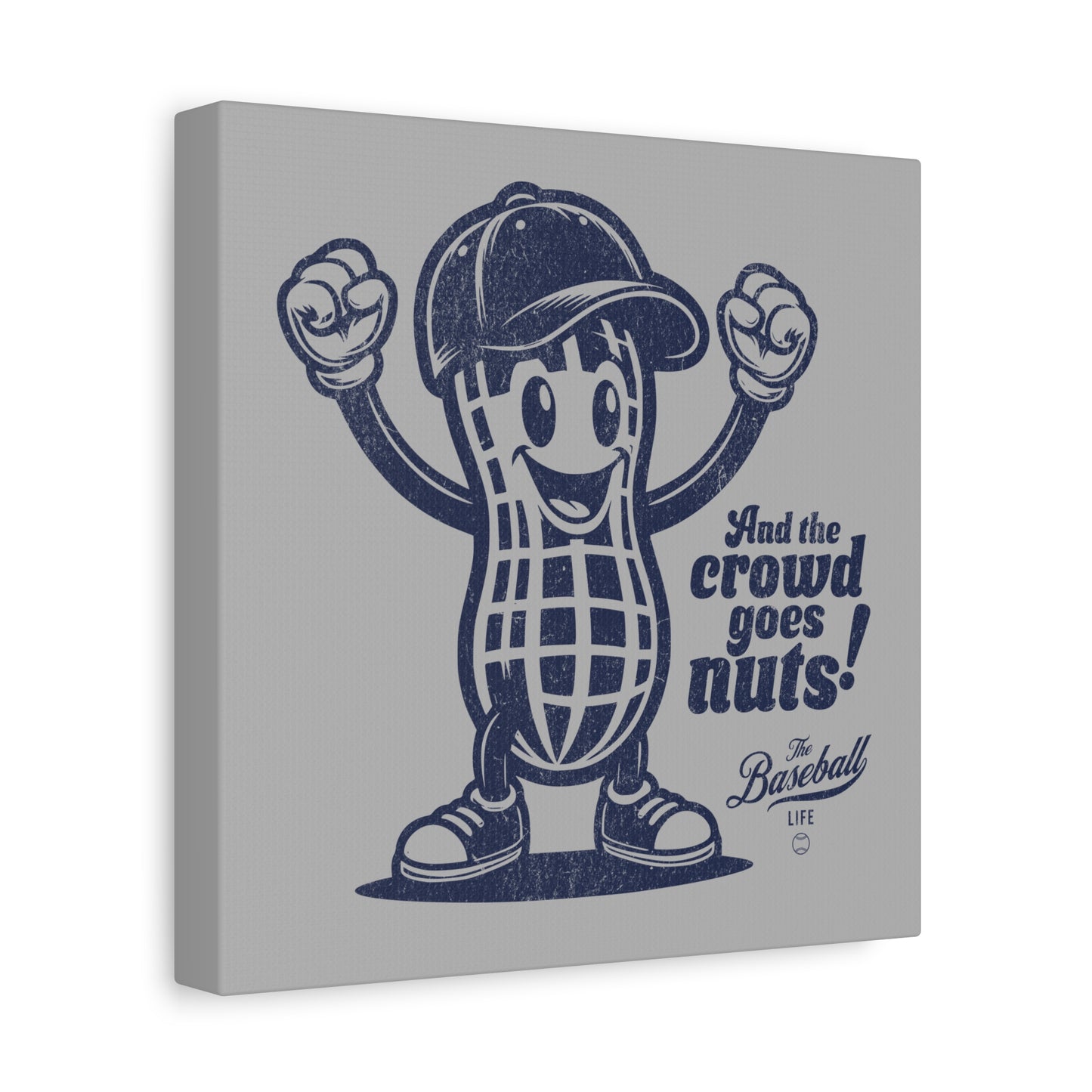 Crowd Goes Nuts Wall Art Canvas_Silver Gray