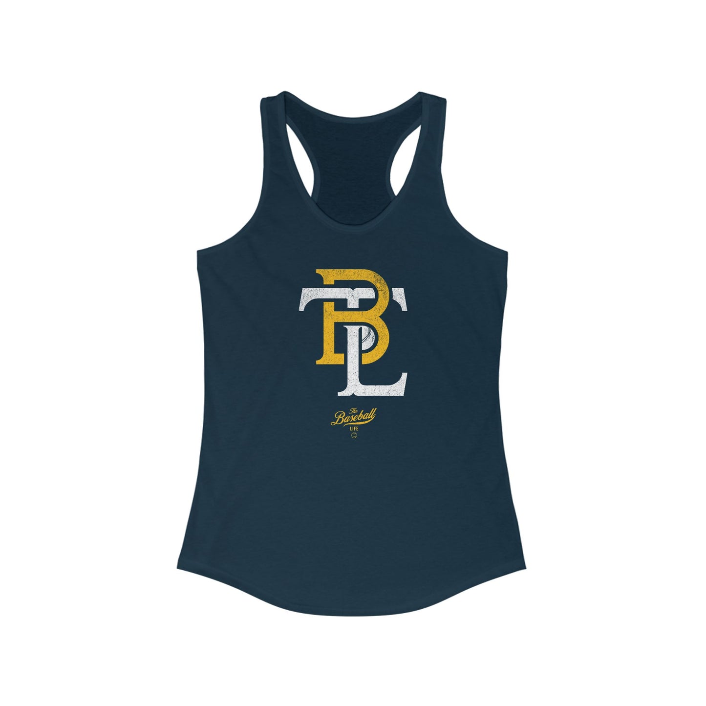 The Baseball Life Retro Insignia Racerback Tank