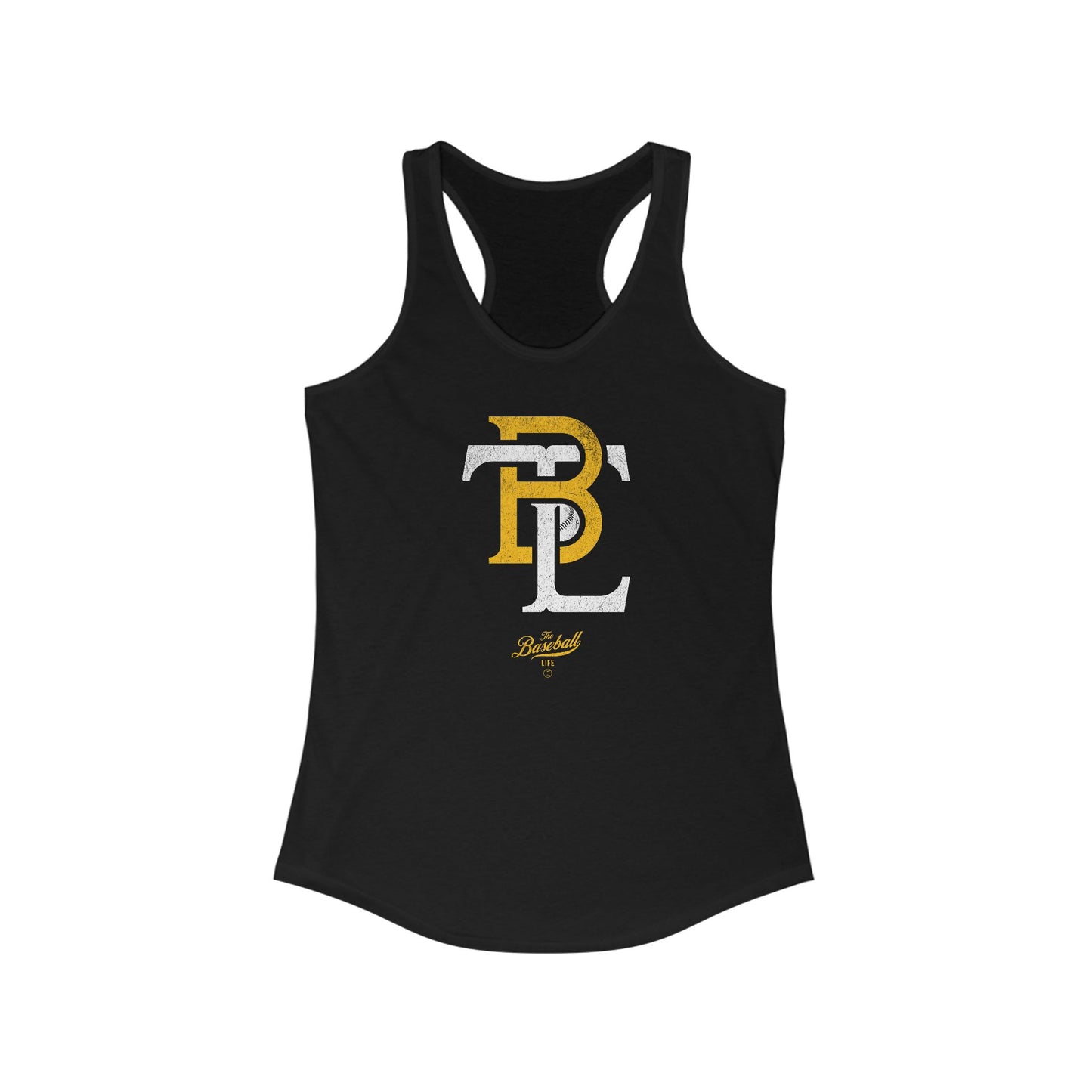 The Baseball Life Retro Insignia Racerback Tank
