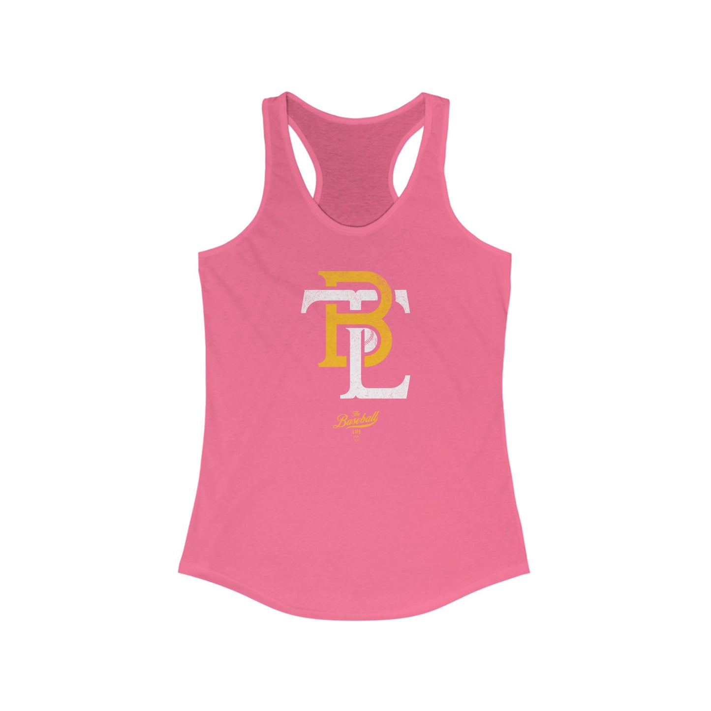 The Baseball Life Retro Insignia Racerback Tank