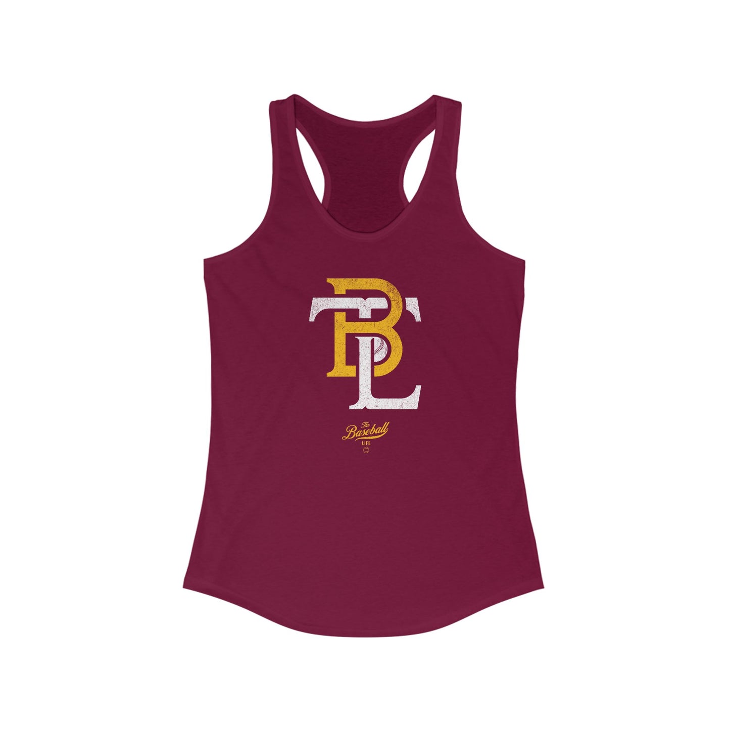 The Baseball Life Retro Insignia Racerback Tank