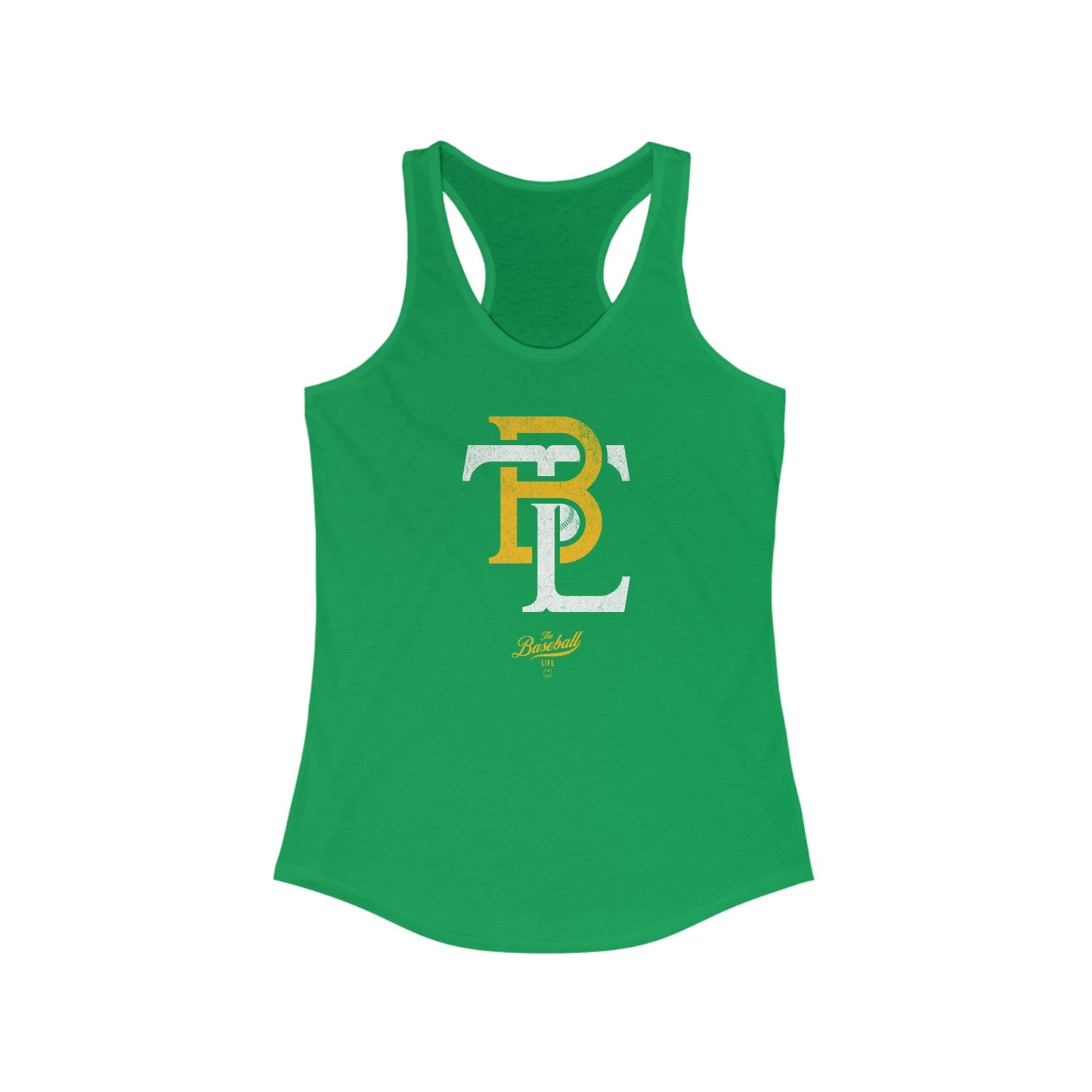 The Baseball Life Retro Insignia Racerback Tank