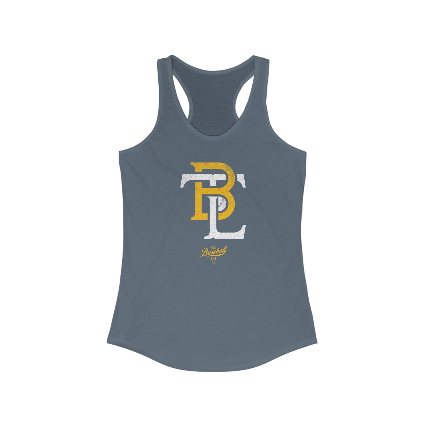 The Baseball Life Retro Insignia Racerback Tank
