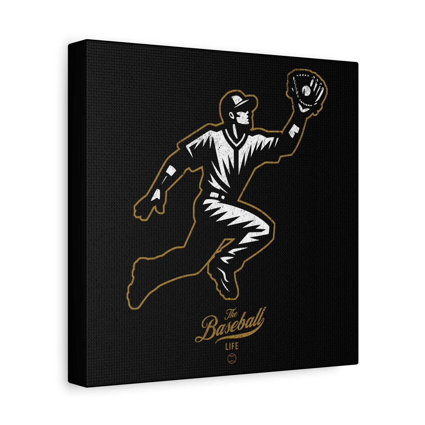 Player Icon Wall Art Canvas_Black