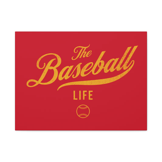 Wall Art Canvas_Red w Yellow Gold