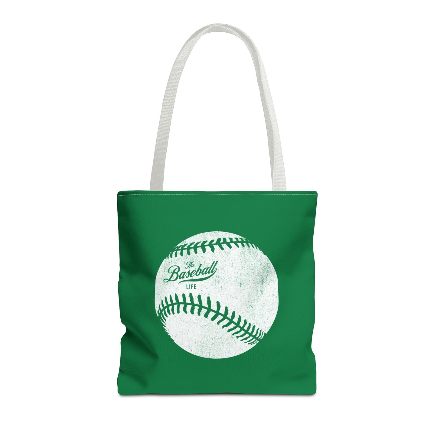 Weathered Baseball Tote Bag_Green