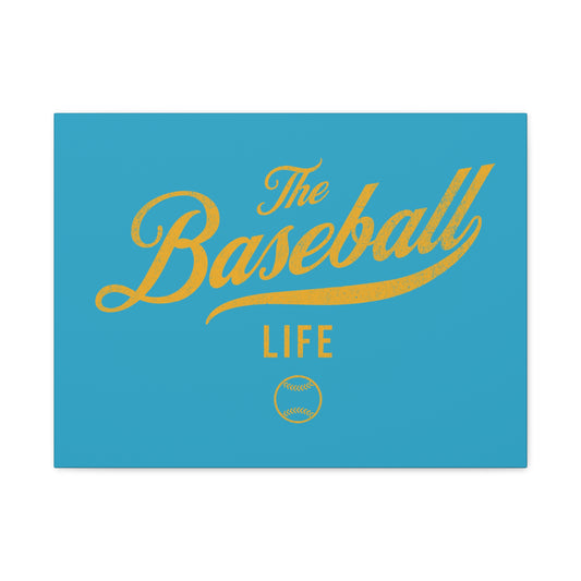 Wall Art Canvas_Turquoise w Yellow Gold