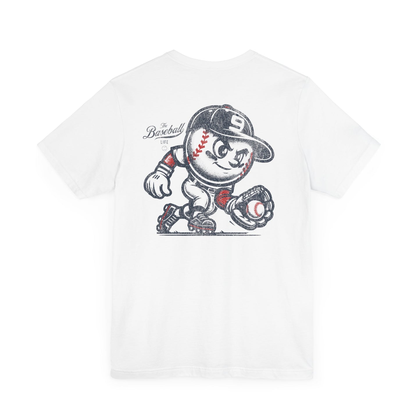 Mr. Baseball Mascot Fielding T-Shirt