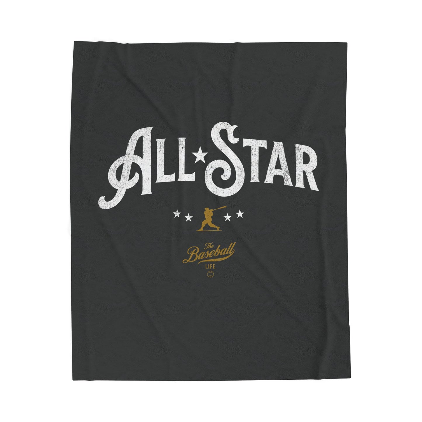 Velveteen Plush Blanket_All-Star_Dark Charcoal Gray