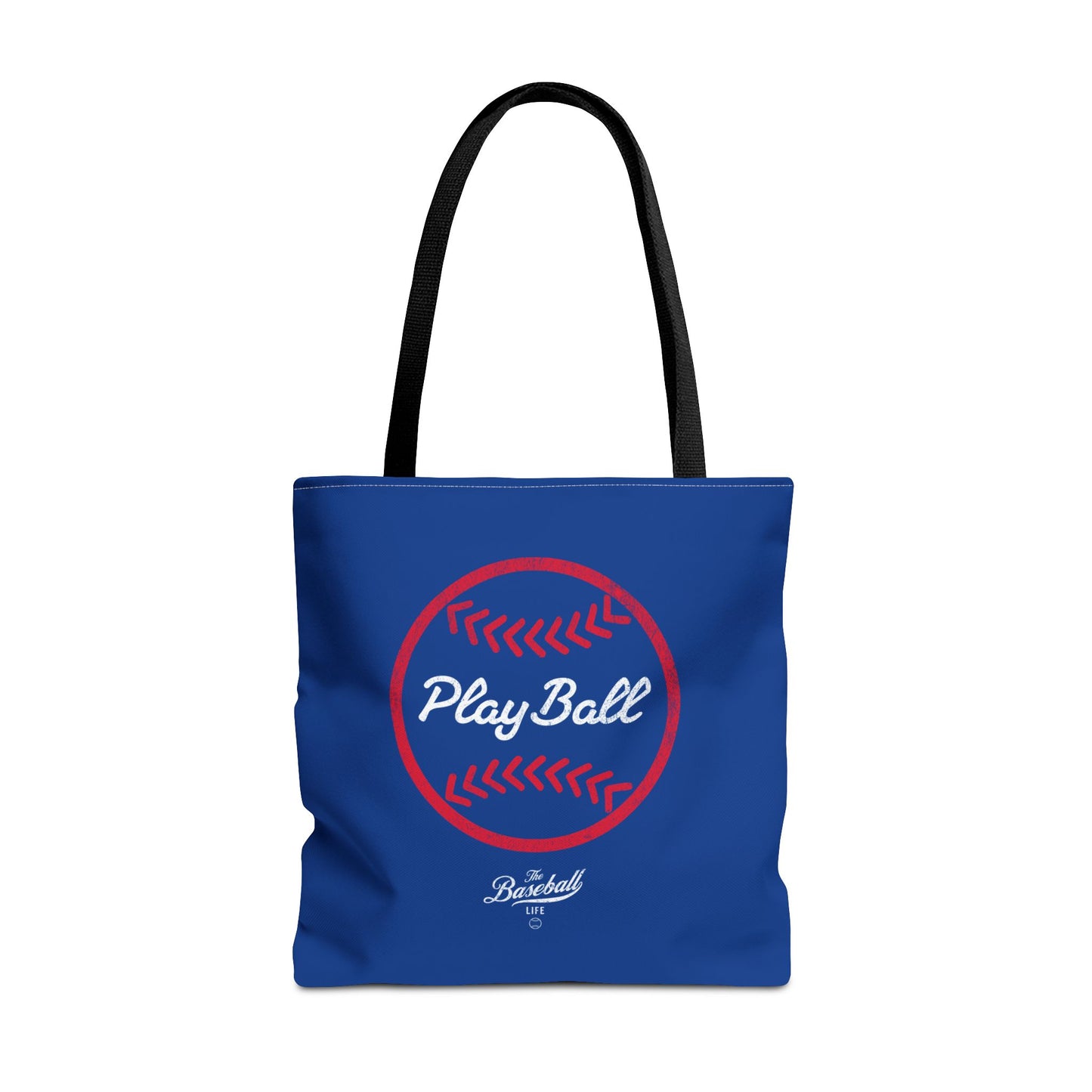 Baseball Icon Play Ball Tote Bag_Royal Blue