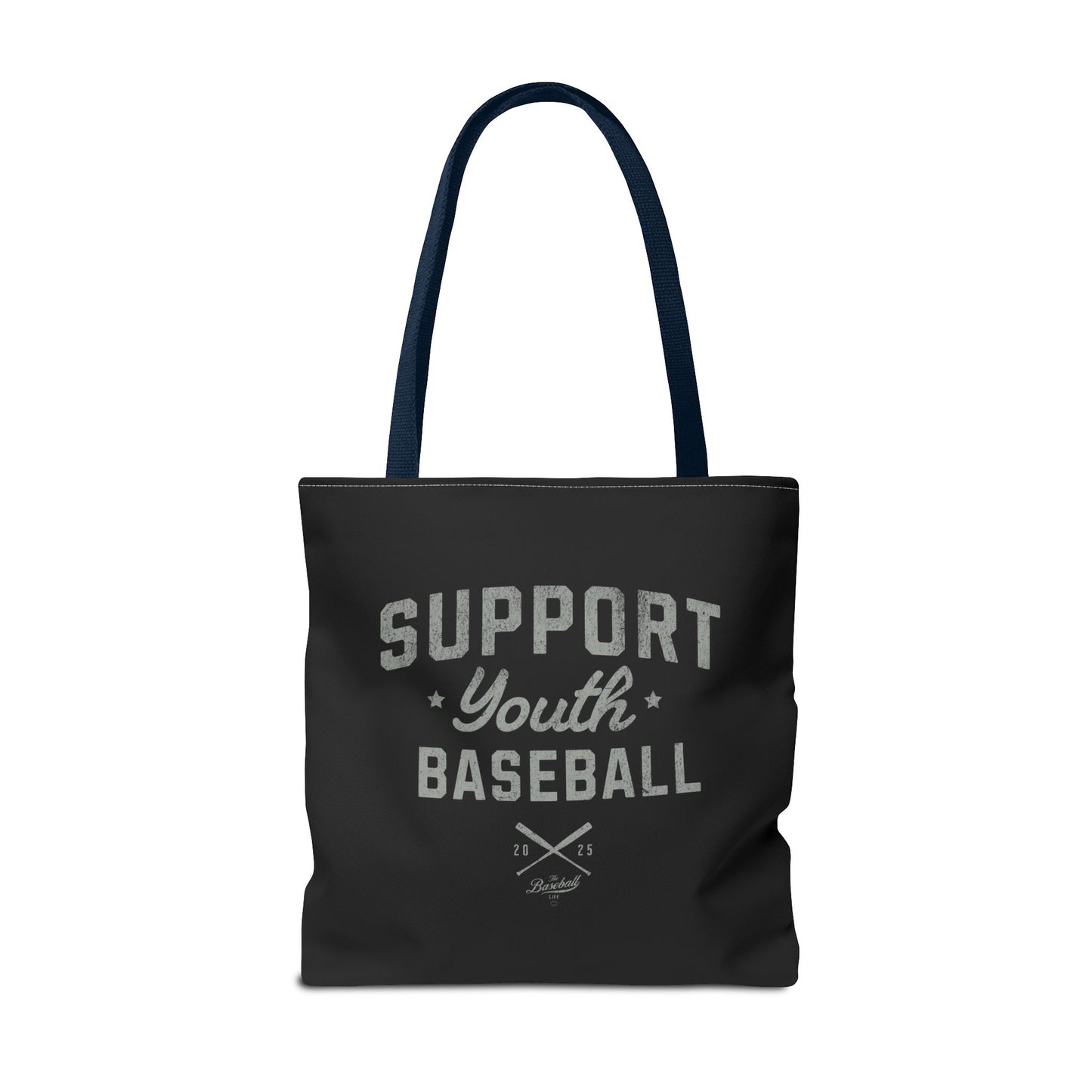 Support Youth Baseball Tote Bag_Black