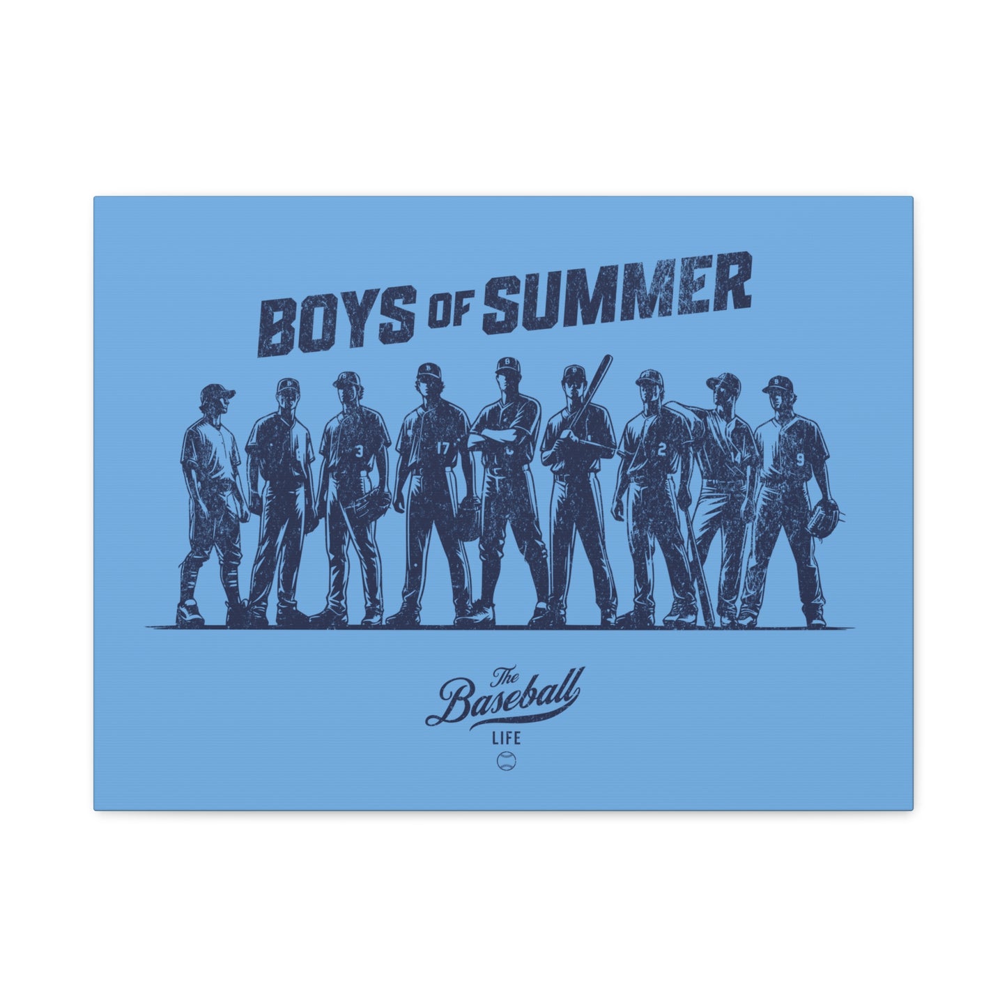 Boys of Summer Wall Art Canvas_Carolina Blue