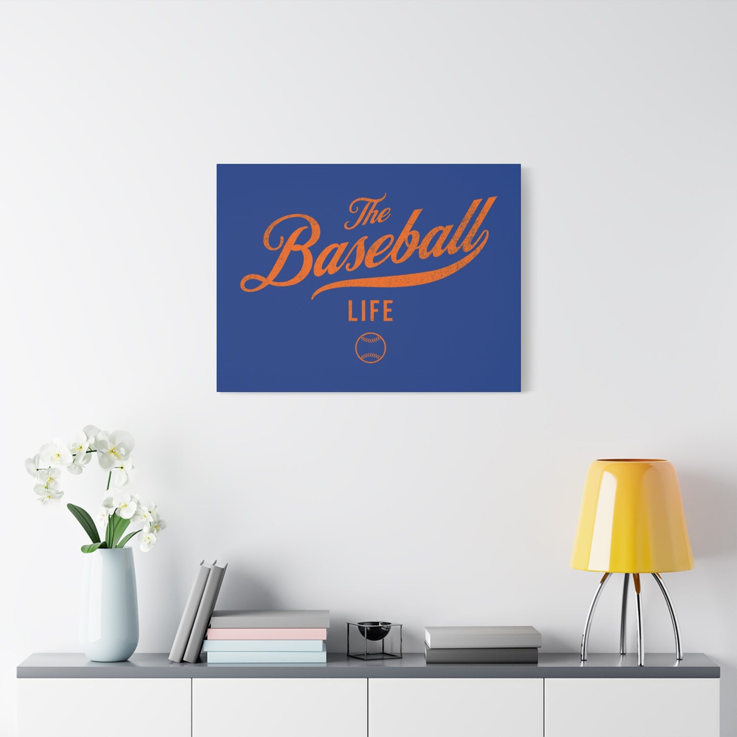 Wall Art Canvas_Royal w Orange