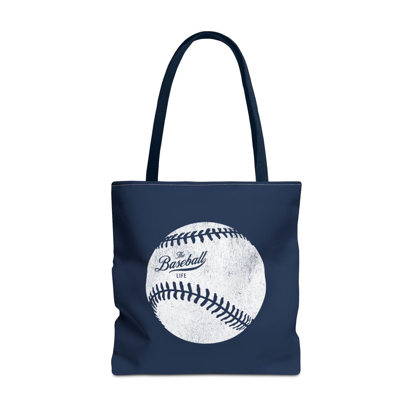Weathered Baseball Tote Bag_Navy