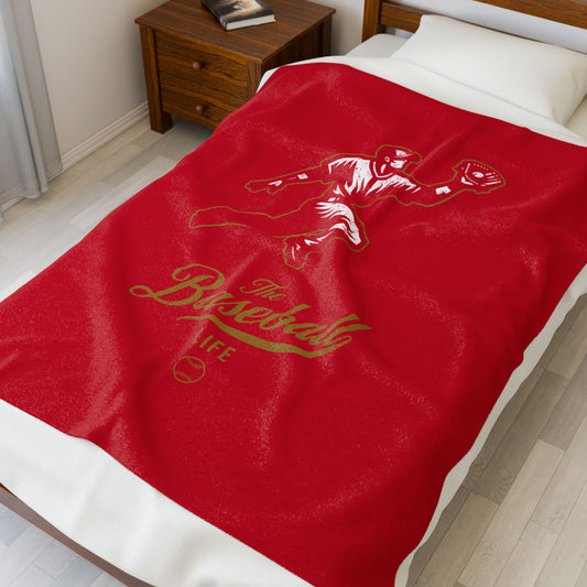 Velveteen Plush Blanket_Player Icon_Red