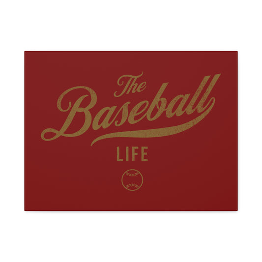 Wall Art Canvas_Maroon w Old Gold