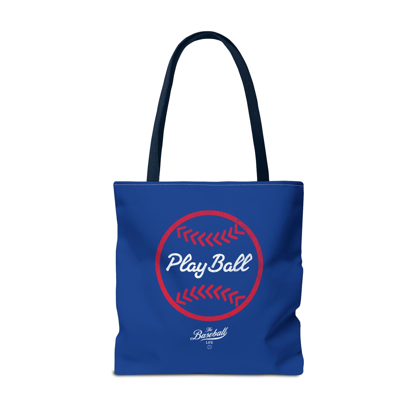 Baseball Icon Play Ball Tote Bag_Royal Blue