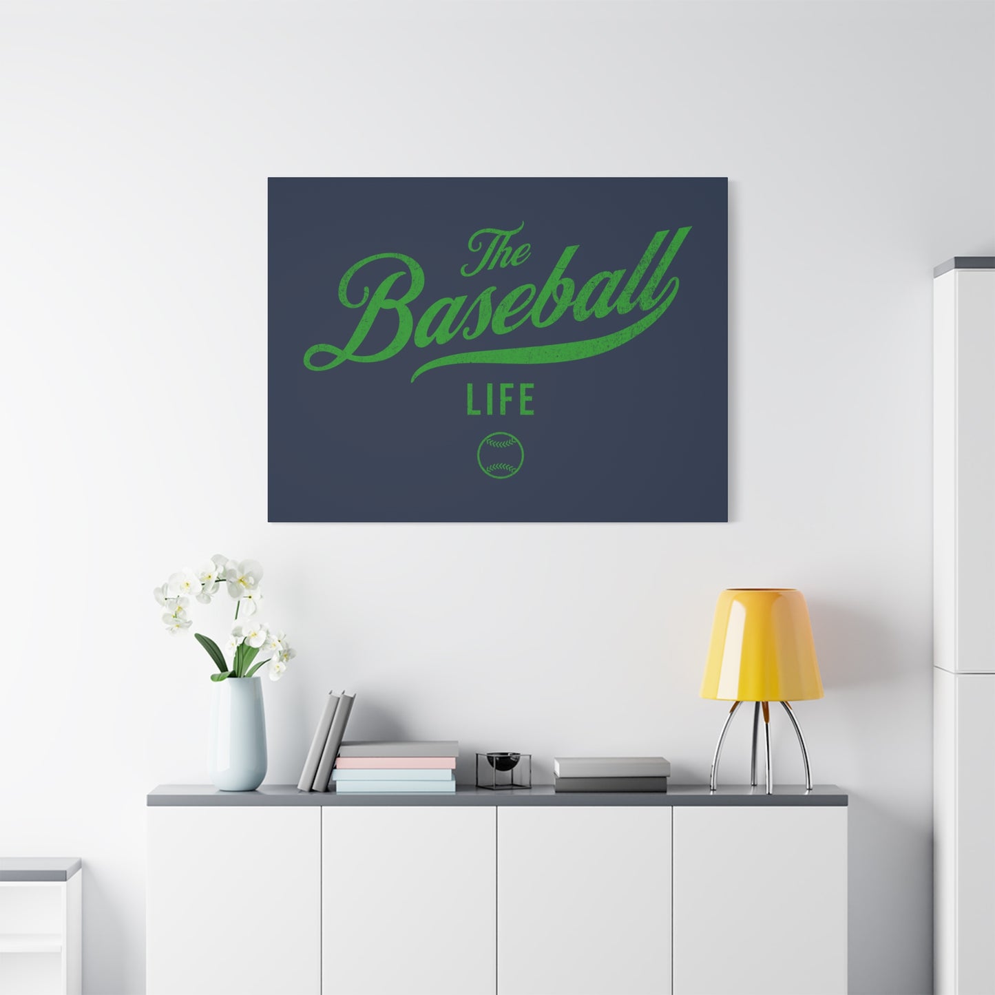 Wall Art Canvas_Navy w Green