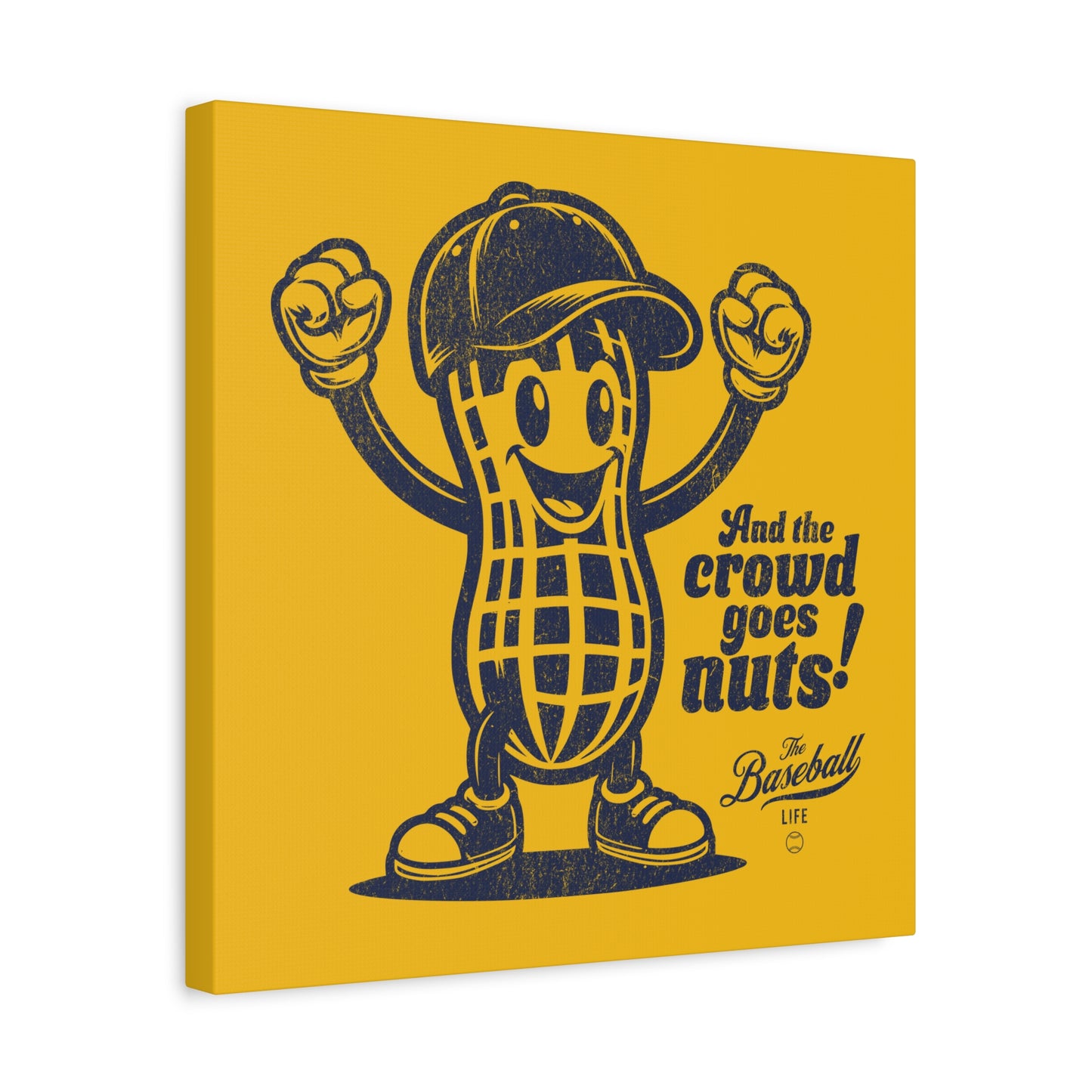 Crowd Goes Nuts Wall Art Canvas_Yellow Gold