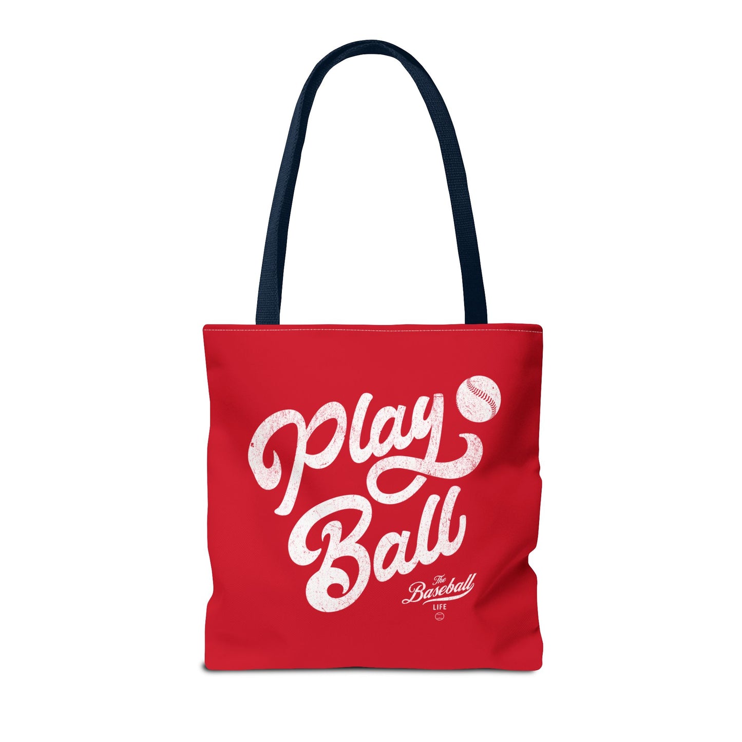 Play Ball Script Tote Bag