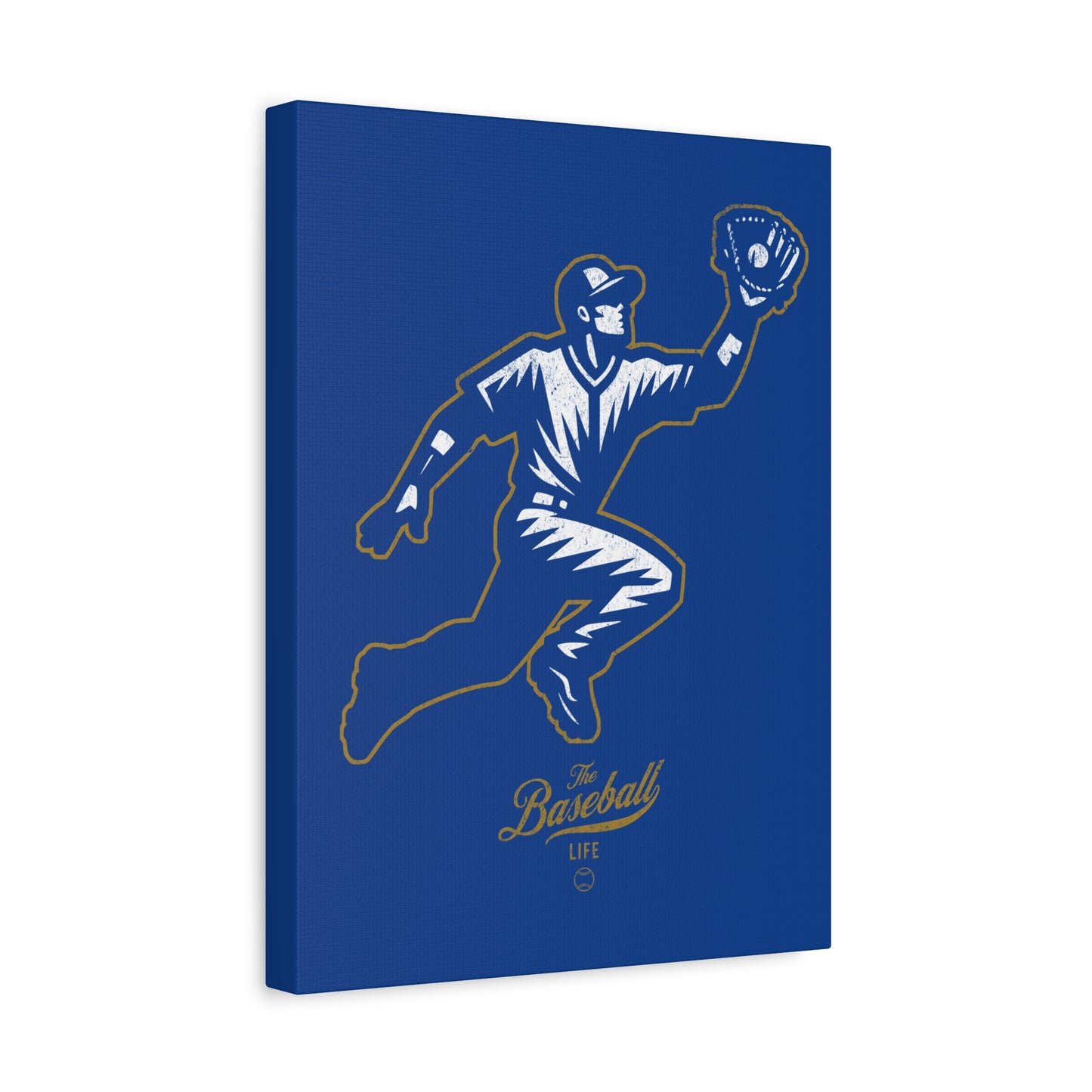 Player Icon Wall Art Canvas_Royal Blue