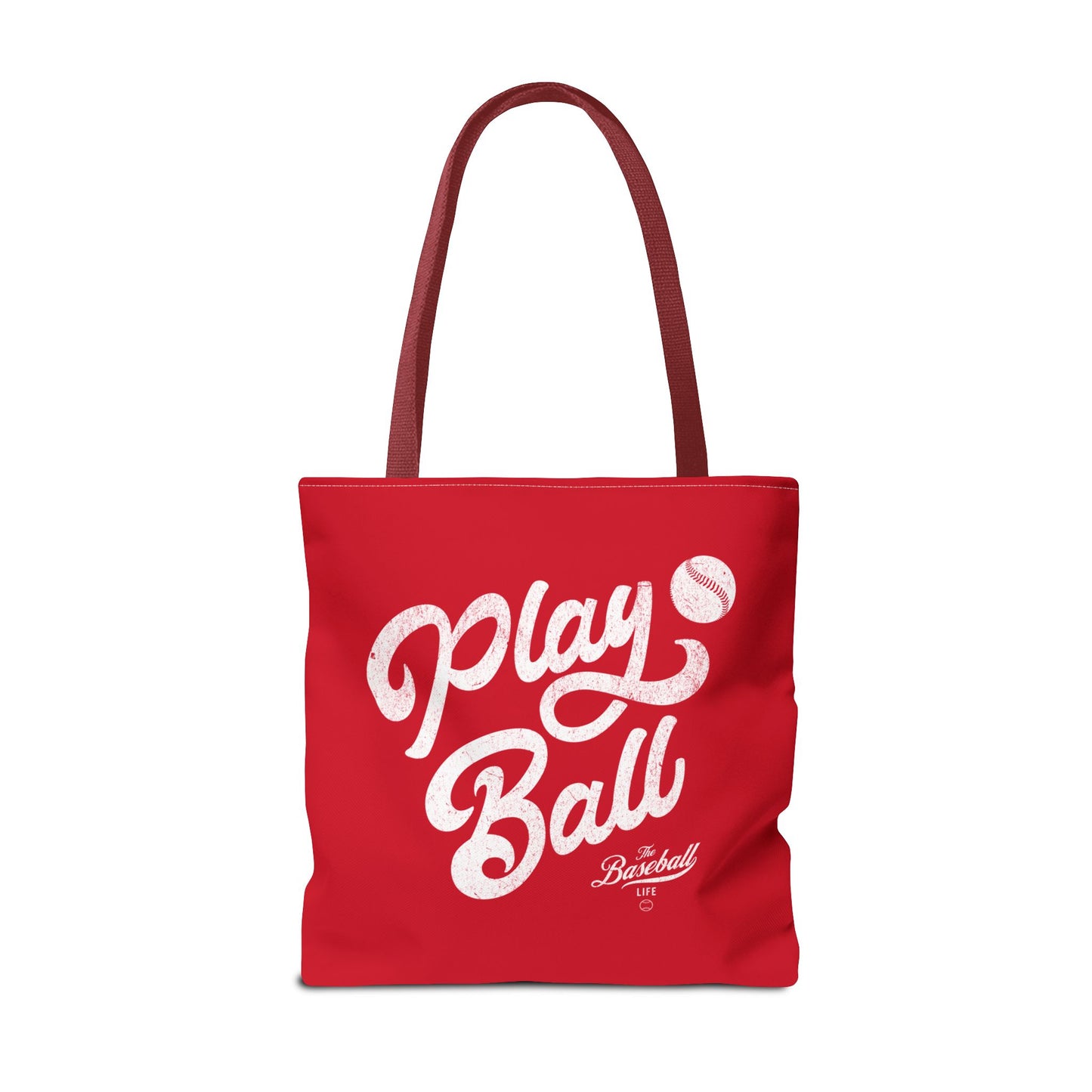 Play Ball Script Tote Bag