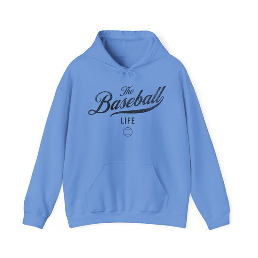 The Baseball Life Hoodie_Black Print