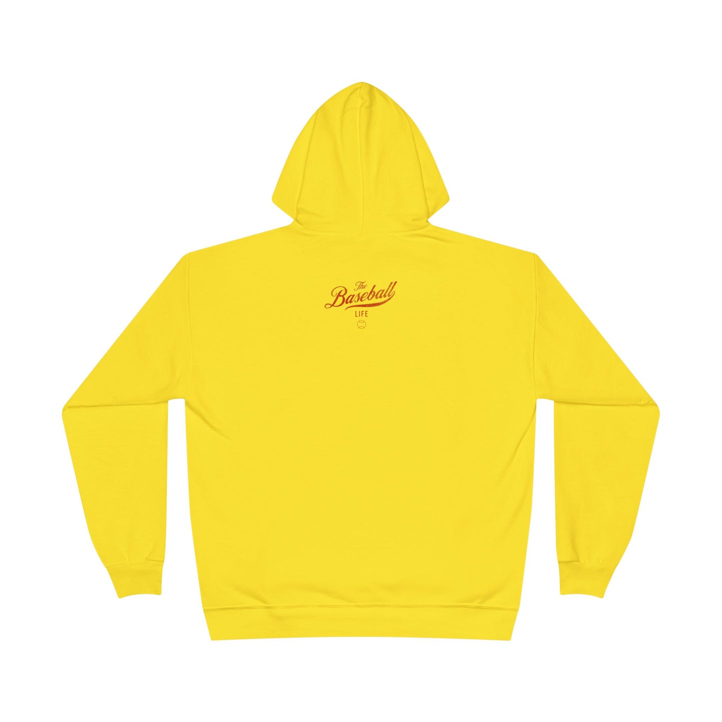 The Baseball Life Hoodie w/Grommets_Red Print