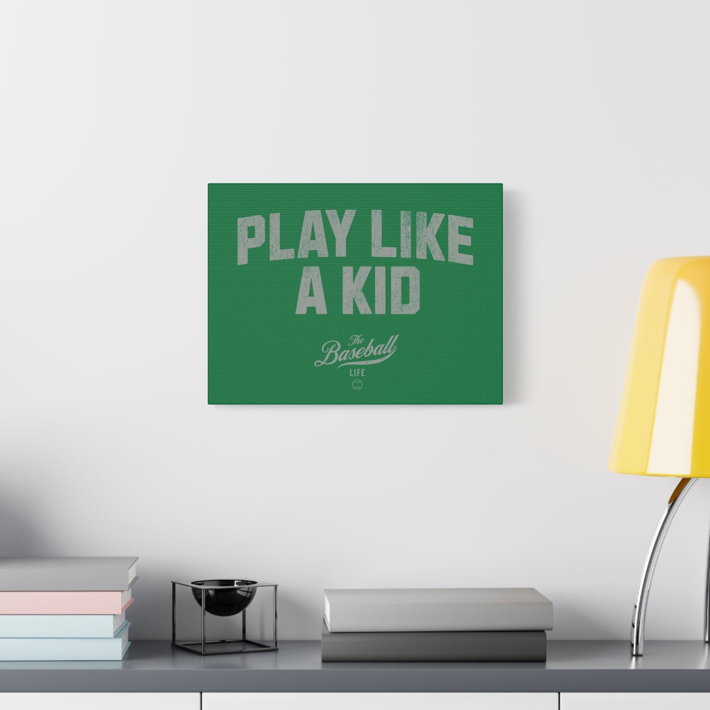 Play Like A Kid Wall Art Canvas_Green