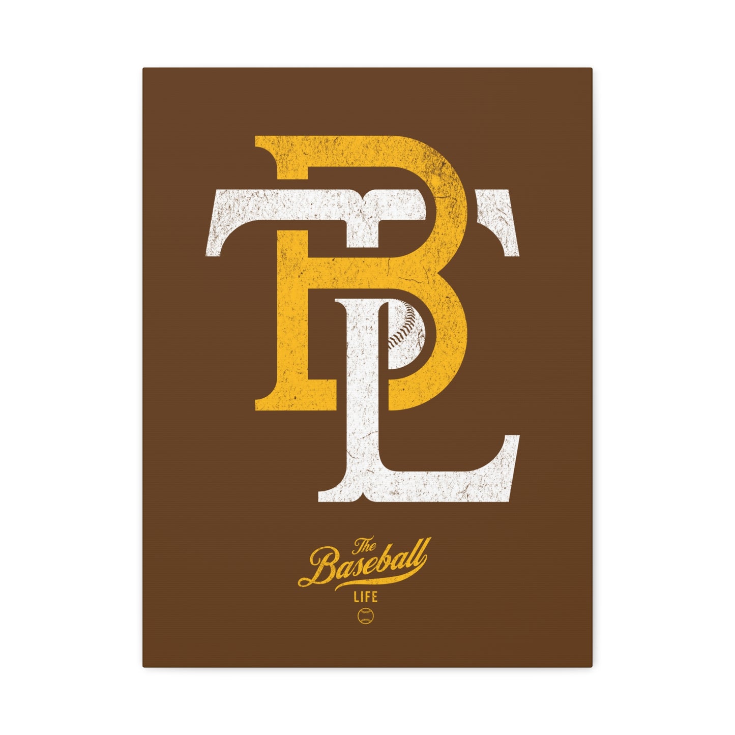 TBL Insignia Wall Art Canvas_Dirt Brown