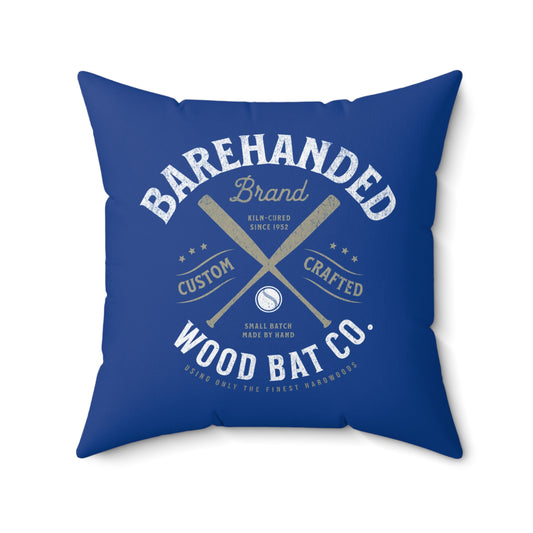 Accent Pillow_Barehanded Wood Bat Co._Royal Blue