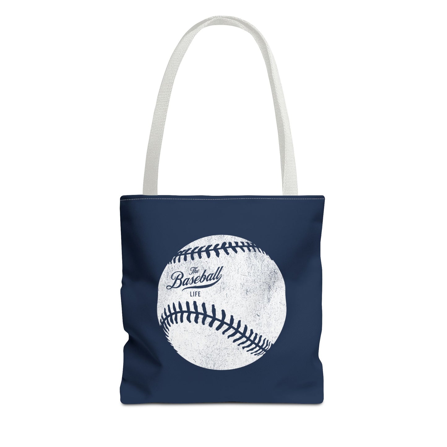 Weathered Baseball Tote Bag_Navy