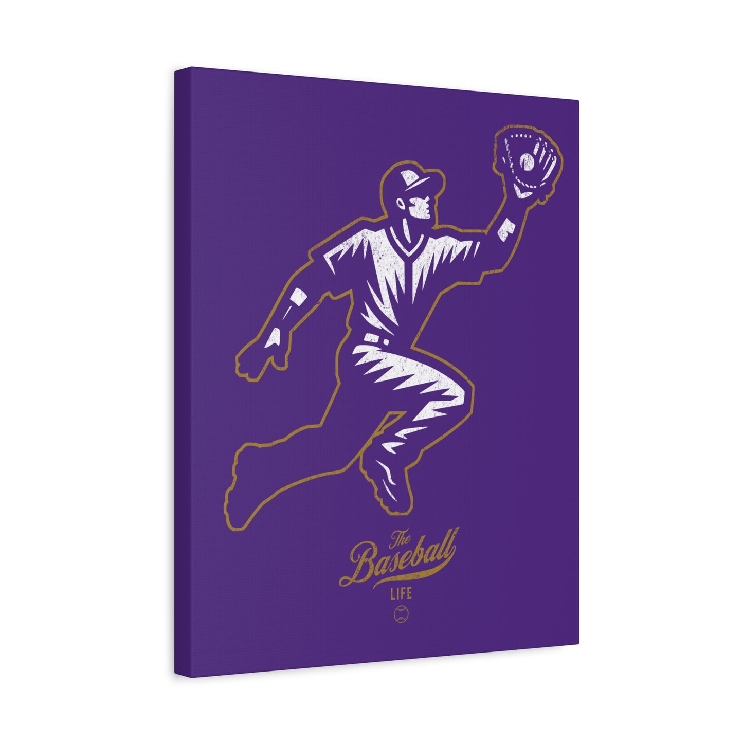 Player Icon Wall Art Canvas_Purple