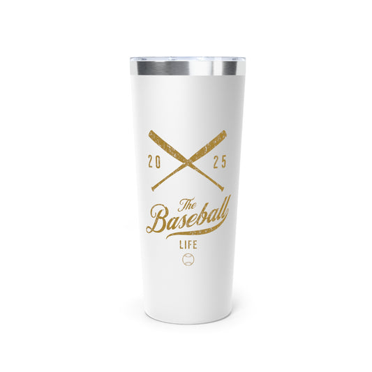 22oz Insulated Travel Tumbler_TBL Crossed Bats 2025 Edition