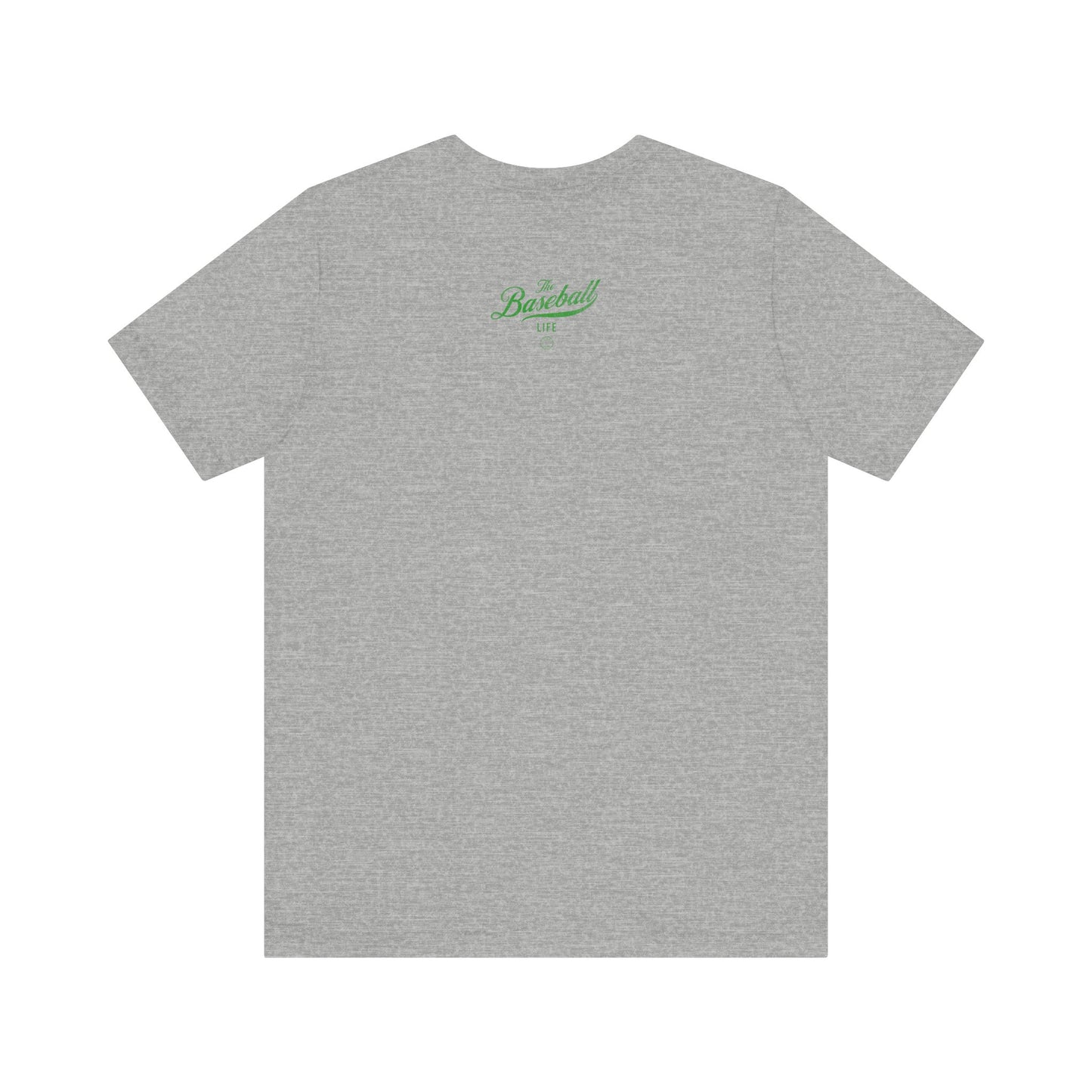 The Baseball Life Classic Script T-Shirt_Green Print