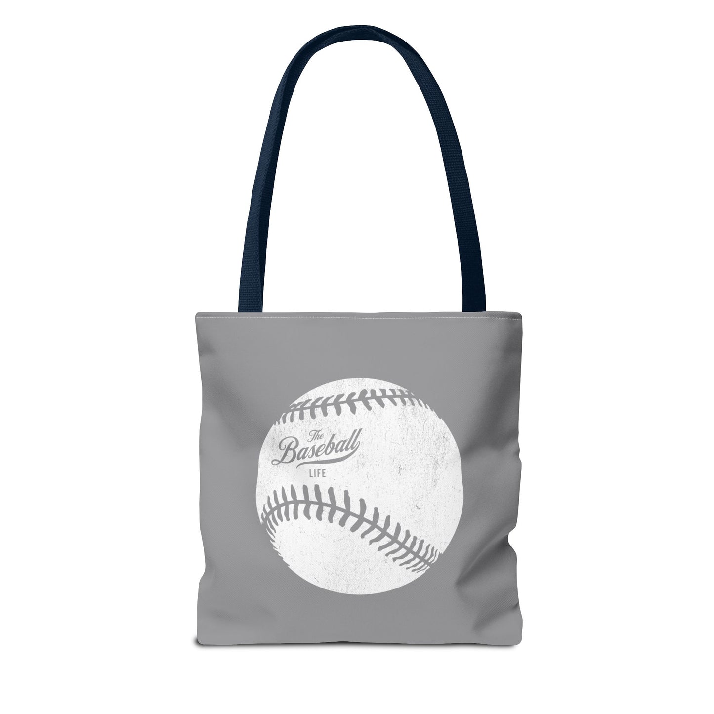 Weathered Baseball Tote Bag_Medium Gray