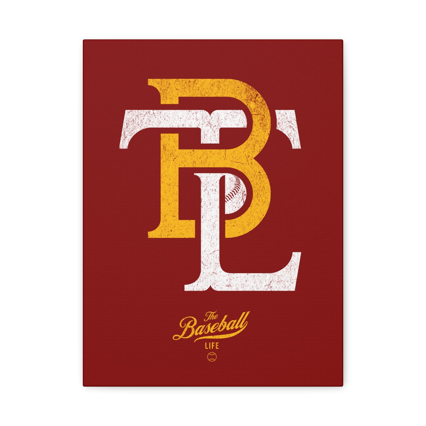 TBL Insignia Wall Art Canvas_Cardinal Red
