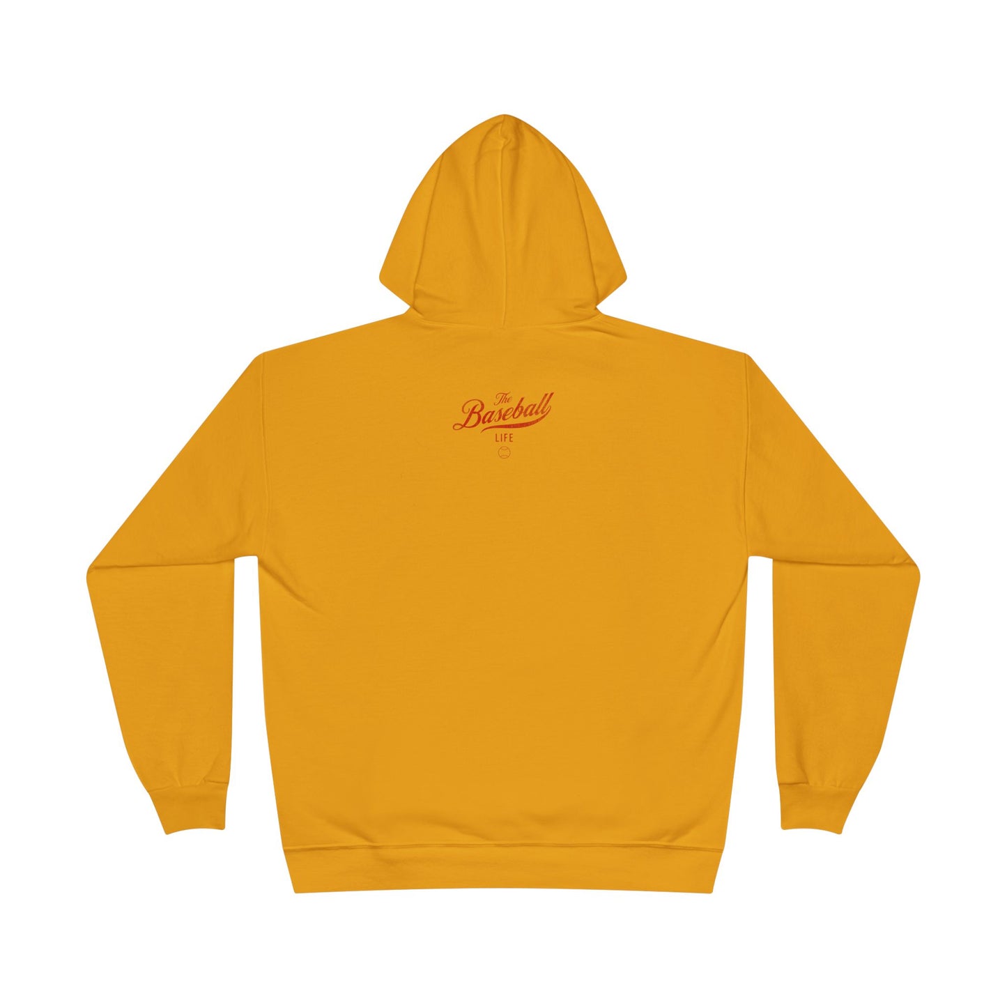 The Baseball Life Hoodie w/Grommets_Red Print