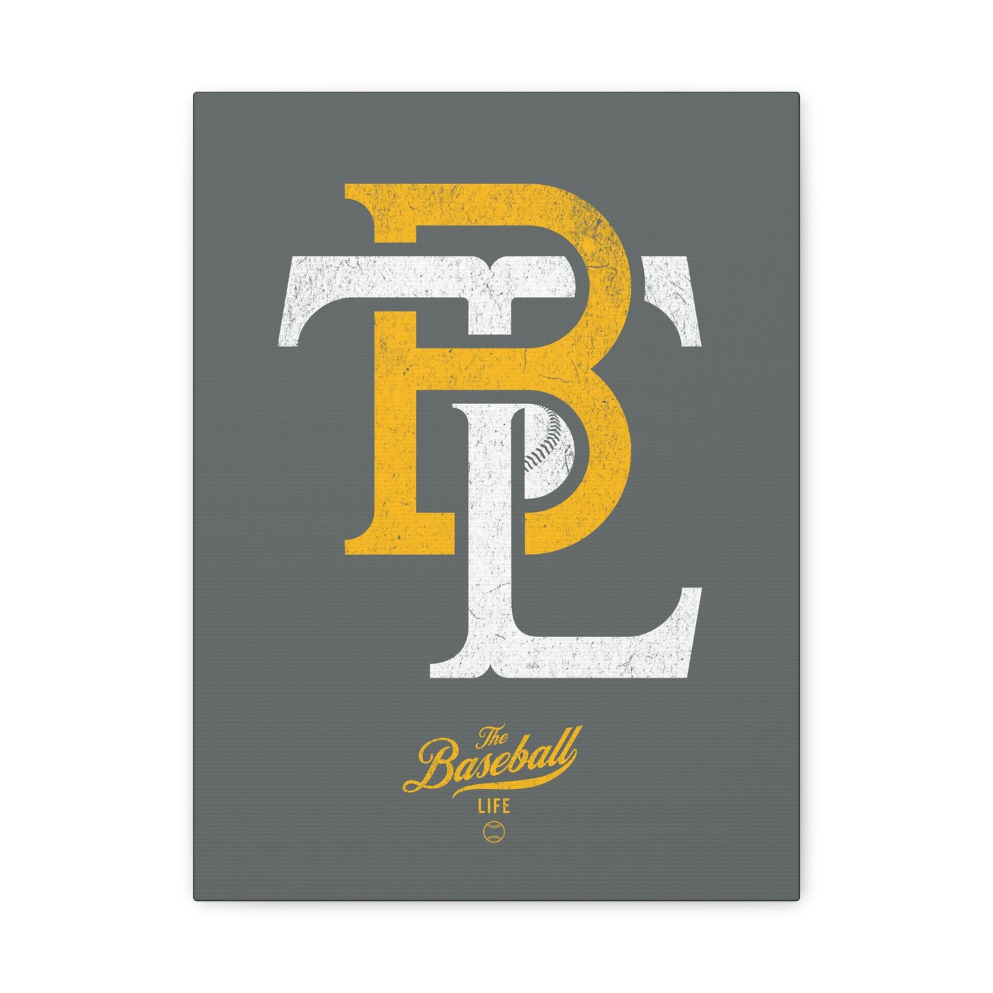 TBL Insignia Wall Art Canvas_Gray