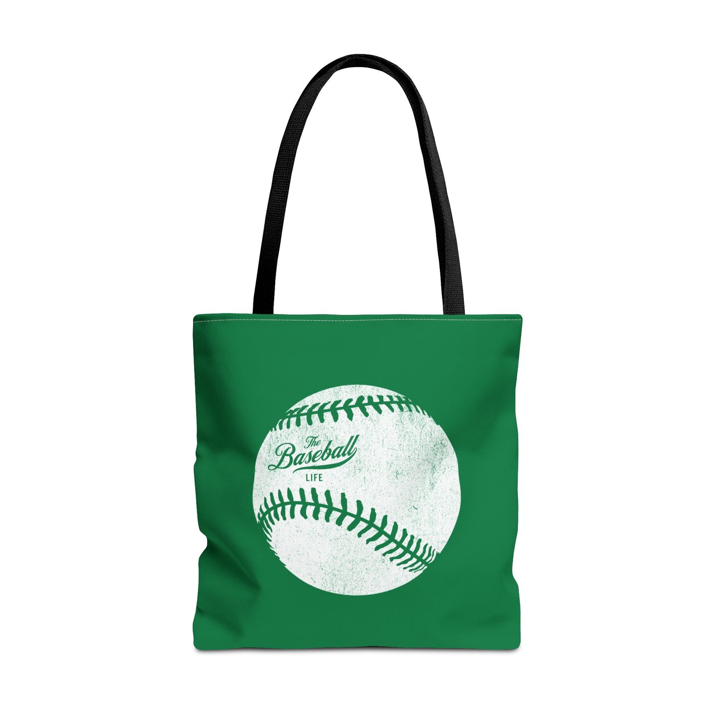 Weathered Baseball Tote Bag_Green